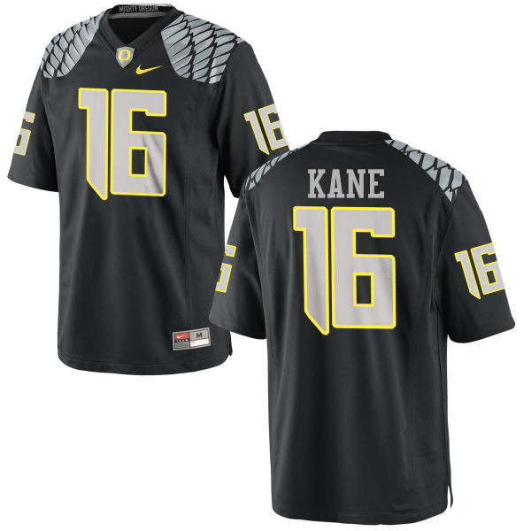 Men #16 Dylan Kane Oregon Ducks College Football Jerseys-Black - Click Image to Close